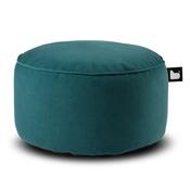 Extreme Lounging B Pouffe Brushed Suede - Teal