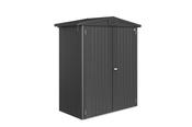 Garden Shed - Europa - Metallic Dark Grey - 1 - 172cm x 84cm x 196cm