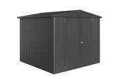 Garden Shed - Europa - Metallic Dark Grey - 4 - 244cm x 228cm x 203cm