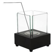 Black Table Fireplace on Bioethanol