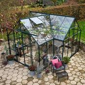 Halls Garden Room Greenhouse - Green