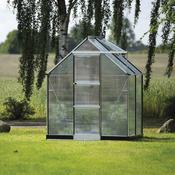 Halls ICON 6 Greenhouse - 2.5m² - 6ft x 4ft - Polycarbonate - Silver