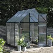 Halls ICON 6 Greenhouse - 3.7m² - 6ft x 6ft - Polycarbonate - Green