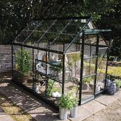 Halls ICON 6 Greenhouse - 4.9m² - 6ft x 8ft - Horticultural - Green