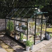 Halls ICON 6 Greenhouse - 4.9m² - 6ft x 8ft - Toughened - Green