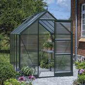 Halls ICON 6 Greenhouse - 4.9m² - 6ft x 8ft - Polycarbonate - Green