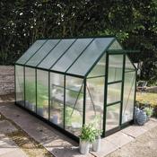 Halls ICON 6 Greenhouse - 6.1m² - 6ft x 10ft - Polycarbonate - Green