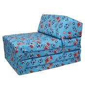 Single Chair Bed - Blue Goal Print