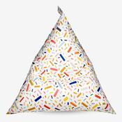 Confetti Print Triangle