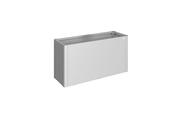 Raised Vegetable Bed - Metallic Silver - 1 x 0.5 (102cm x 53cm x 77cm)