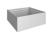 Raised Vegetable Bed - Metallic Silver - 2 x 2 (201cm x 201cm x 77cm)