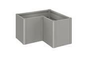 Planting Bed Belvedere - Metallic Quartz Grey - MIDI - L100