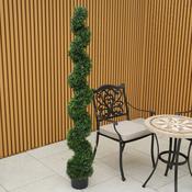 6ft (180cm) Artificial Rosemary Spiral Topiary (UV Protected) image