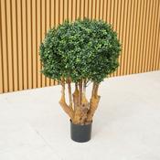 3ft (90cm) Artificial Boxwood Ball On Trunk (UV Protected)