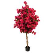 6ft (180cm) Outdoor Living Artificial Bougainvillea Tree Pink image