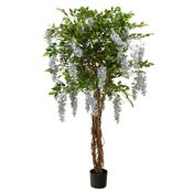 5.5ft (160cm) Outdoor Living Artificial Wisteria Tree Lilac image