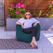 Kids Outdoor Classic Bean Bag - Aqua