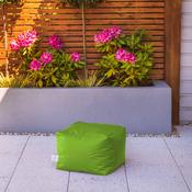 Outdoor Footstool Bean Bag - Lime image