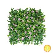 Jasmine Pink Flower and Leaf Wall Panel 50cm x 50cm 4 Pack - 1m x 1m Total (UV Resistant)