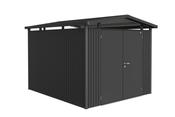 Garden Shed Panorama - Metallic Dark Grey - 273 x 318 x 227 - Double Door