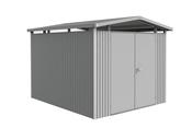 Garden Shed Panorama - Metallic Silver - 273 x 318 x 227 - Double Door