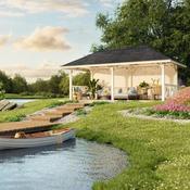 Nuala 16.6m Gazebo (323cm x 588cm x 300cm) - Set 2 image