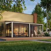Lumi 16.2m2 Timber Conservatory with Sliding Doors &amp; Double Glazing