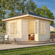 Melanie 9.9m Wooden Pavilion with Roof Shingles image