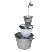 Metal Buckets &amp; Tap