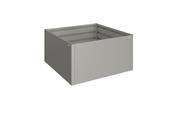 Raised Vegetable Bed - Metallic Quartz Grey - 1.5 x 1.5 (152cm x 152cm x 77cm)