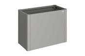 Raised Vegetable Bed - Metallic Quartz Grey - 1 x 0.5 (102cm x 53cm x 77cm)