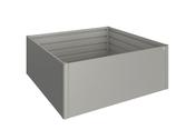 Raised Vegetable Bed - Metallic Quartz Grey - 2 x 2 (201cm x 201cm x 77cm)