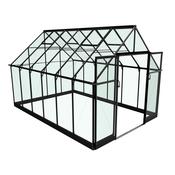 Halls Qube+ Greenhouse - 812 - 8ft x 12ft