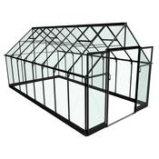 Halls Qube+ Greenhouse - 816 - 8ft x 16ft