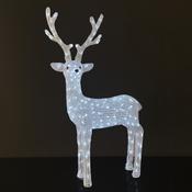 113cm Standing Stag with Ice White LEDs