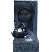 Tranquil Black Buddha Wall image