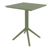 Sky 60cm x 60cm Square Folding Table in Olive Green image