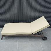 Sunlounger Cushion 73 x 190cm in Green from Outdoor Living image