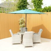 Solora Round Parasol 3m - Dark Green image