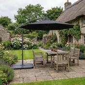 Solora Classic 3m Round Cantilever Parasol - Charcoal image