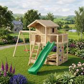 Little Glen Moonlight Activity Playhouse with Double Swing and Green Slide image