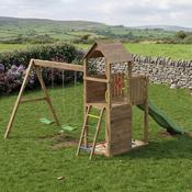 Little Glen Boomer Activity Set with Green Slide and Double Swing image