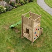 Little Glen Resort Climbing Treehouse with Green Slide image