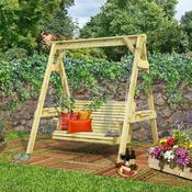 The Sigrid Heavy Duty Wooden Garden Swing Seat