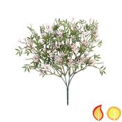 37cm Plants Bush with Pink Flowers (Fire Resistant &amp; UV Protected)