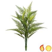 78cm Plants Fern Leather Green (Fire Resistant &amp; UV Protected) image