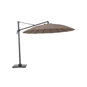 Alexander Rose 3.0m Round Aluminium Cantilever Parasol in Taupe with 90kg Base image