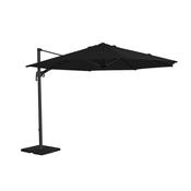 Alexander Rose 3.5m Round Aluminium Cantilever Parasol in Charcoal with 90kg Base image