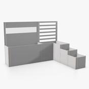 DaVinci Flexible Metal Planter - Metallic Silver - Version 2