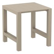 Vegas Extendable Outdoor Bar Table (100cm x 100/140cm) - Taupe